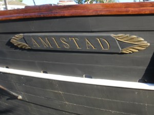 Detail of the Amistad.