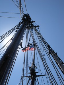 The rigging of the Amistad.