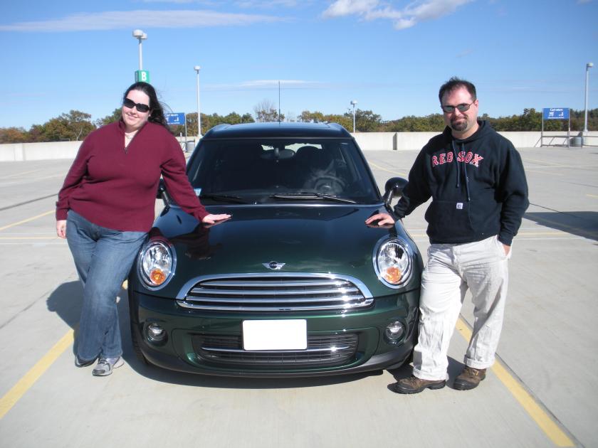 We're posing with Basil. We're posing with Basil.