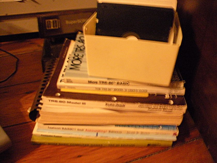 Floppies and manuals galore Floppies and manuals galore
