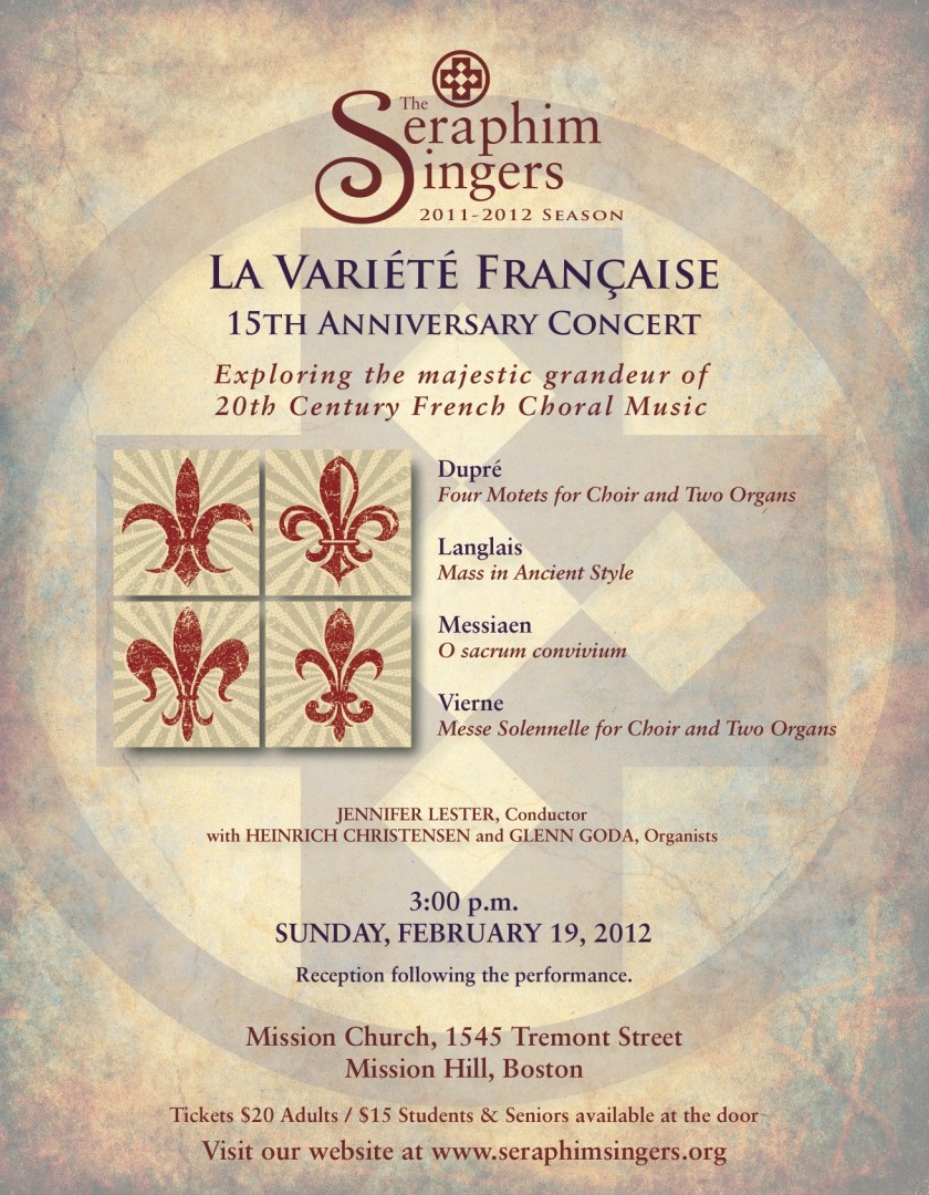 Seraphim poster Winter 2012 Seraphim poster Winter 2012