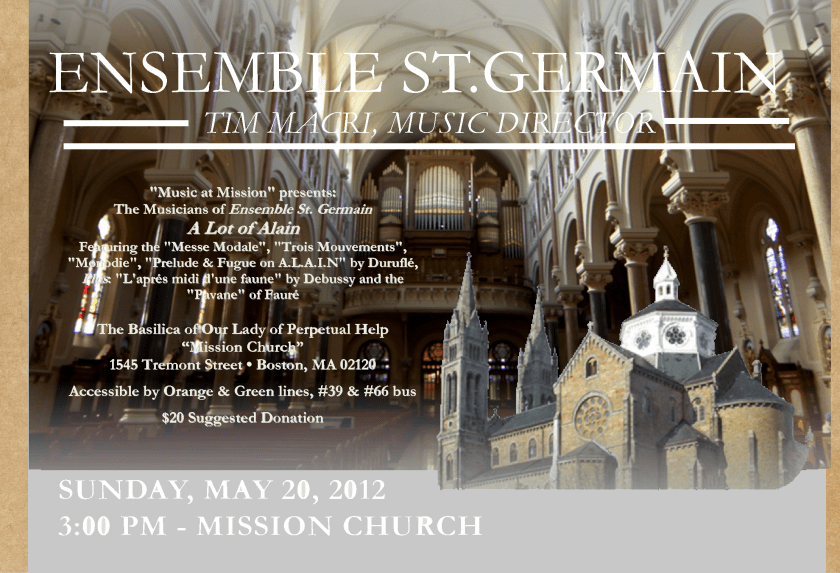 Ensemble St.Germain Concert Sign Ensemble St.Germain Concert Sign