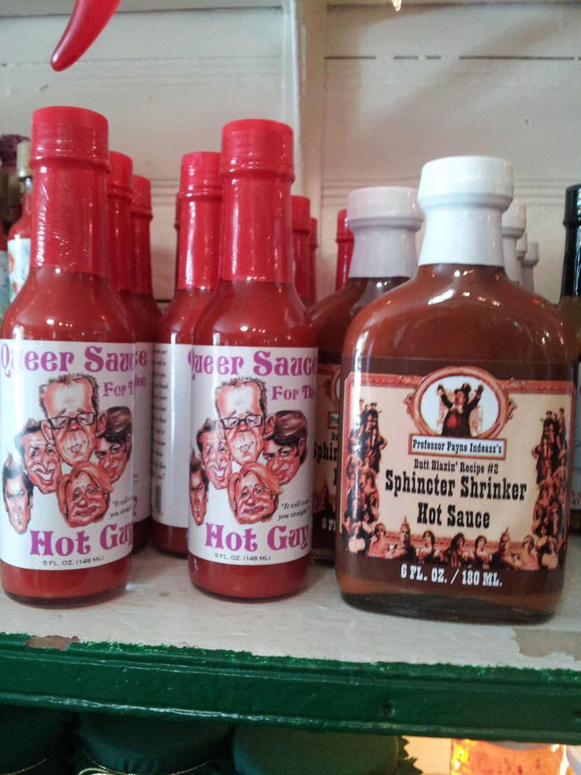 Because hot sauce and homophobia go together!