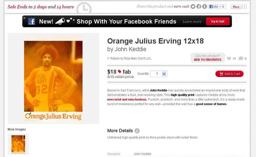 Julius Irving Orange Juice Julius Irving Orange Juice