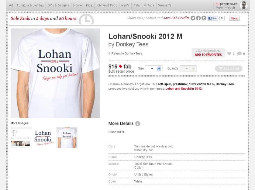 Lohan - Snookie 2012