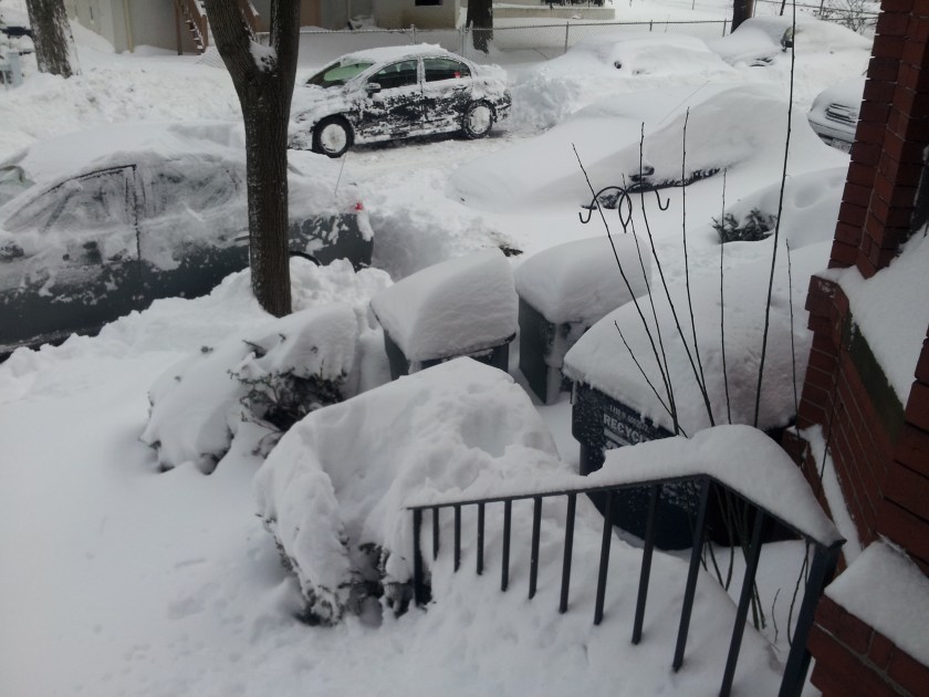 Compare this to the one from last night, taken from about the same spot.