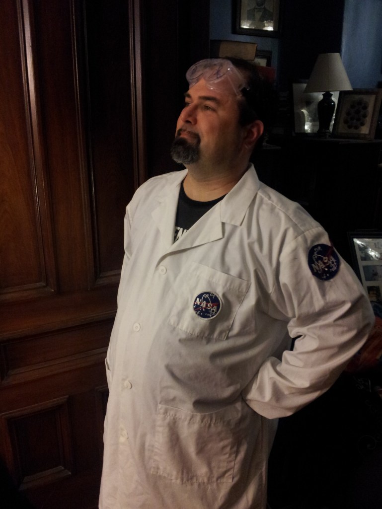 Geoff boldly goes where no NASA scientist has gone before.