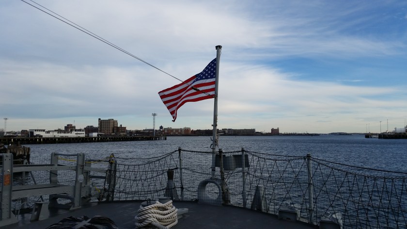 View from the fantail