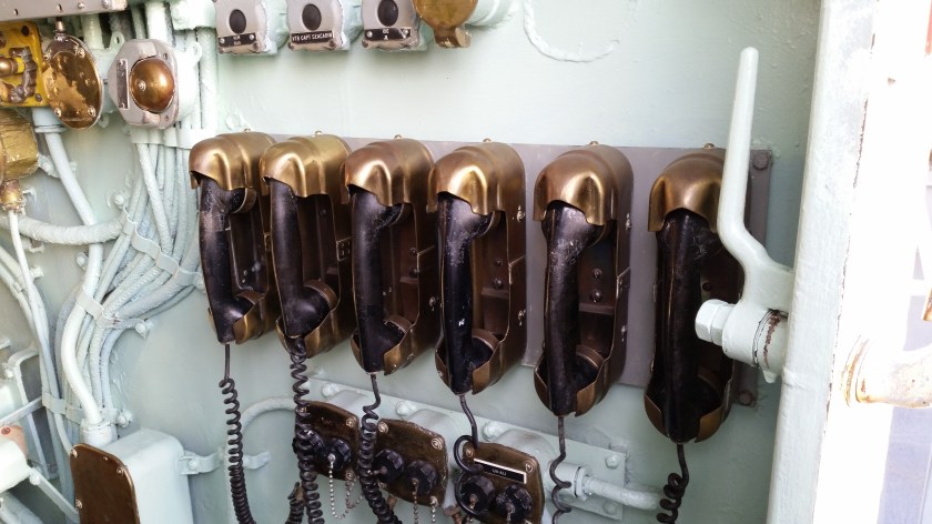 Each  phone communicates with a different compartment.  