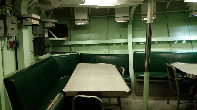 Not the wardroom, but still pretty nice.  