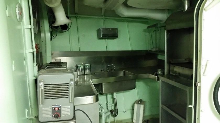 Looks like the have their own little kitchenette, too.