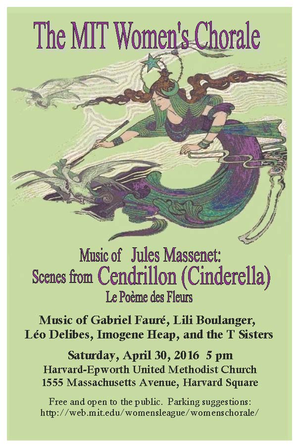 Women's Chorale Spring '16 poster