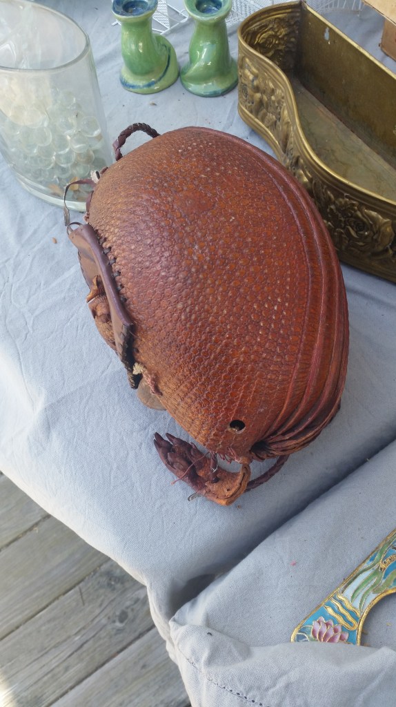 It almost looks like a football.  A football with leprosy.